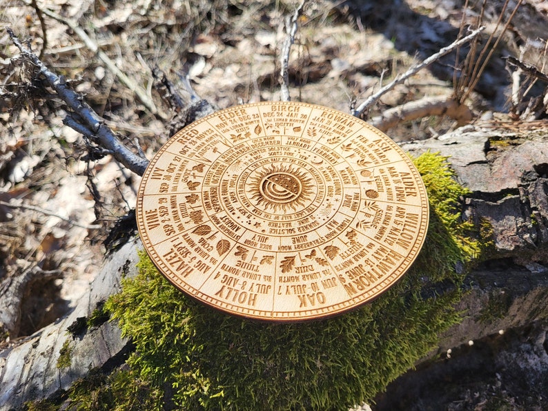 Ogham Tree Calendar / Celtic Tree Calendar / Wheel of Life / Tree of Ogham Tree Calendar / Celtic Tree Calendar / Wheel of Life / Tree of