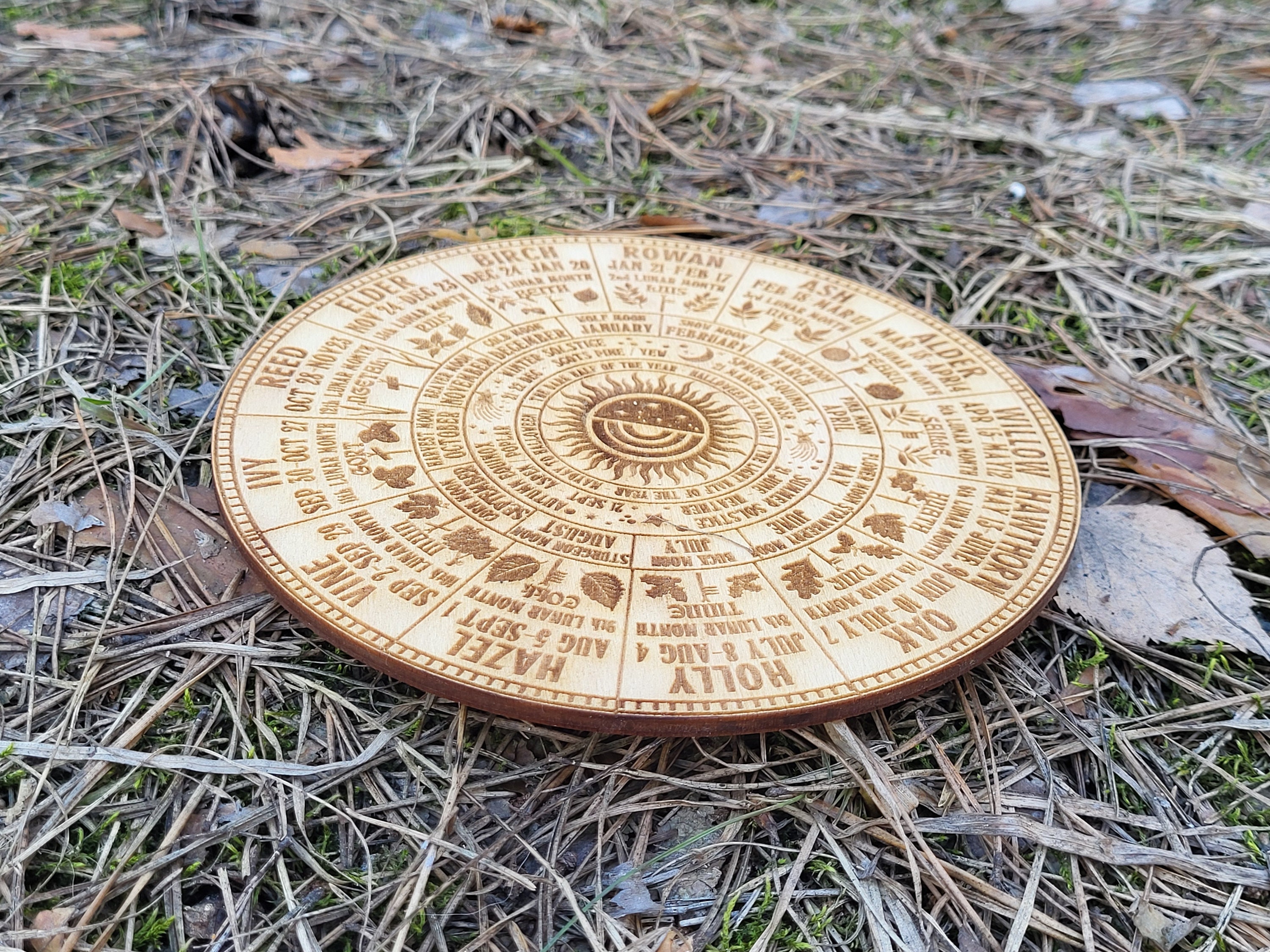 Ogham Tree Calendar / Celtic Tree Calendar / Wheel of Life / Tree of Ogham Tree Calendar / Celtic Tree Calendar / Wheel of Life / Tree of
