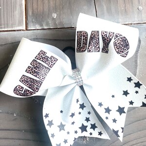 Game Day Cheer Bow | Cheer Gifts | Cheerleader Bows
