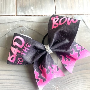 Bad to the Bow Cheer Bow | Cheer Gifts | Cheerleader Bows