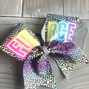 Fierce Cheer Bow | Cheer Gifts | Cheerleader Bows