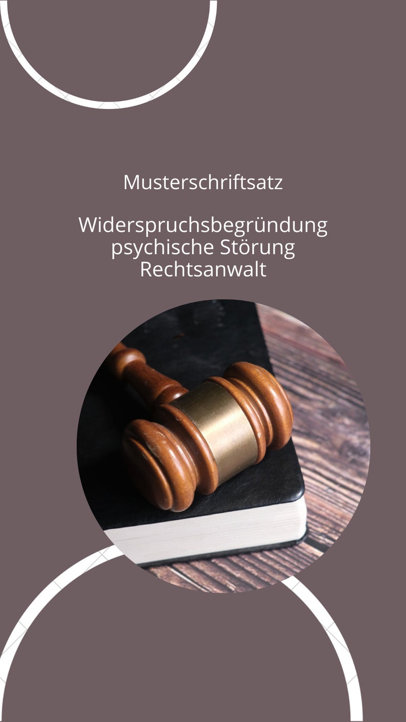 Sample Statement of Reasons for Objection Psyche Lawyer - Etsy