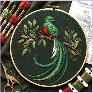 Quetzal Embroidery - Etsy