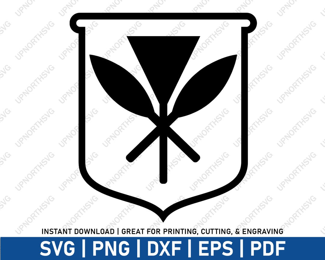 Kanaka Maoli Flag Symbol SVG | Native Hawaiian Polynesian | Hawaii