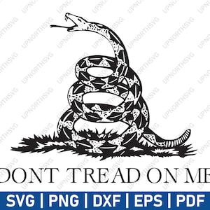 Não pise em mim cascavel Gadsden Flag SVG | Liberdade, Liberdade, Cobra | Arte de clipe vetorial | svg, pdf, png, dxf, dps