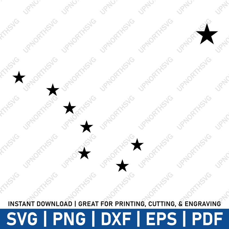 Alaska Flag Stars - Etsy
