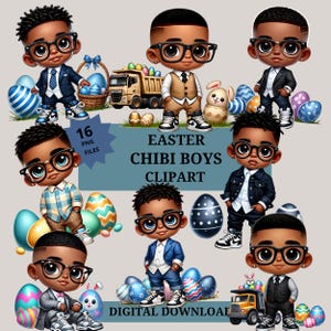 Pasen schattige zwarte jongen png, 16 png, clipart Pasen, schattige zwarte jongen clipart, Pasen png, zwarte jongen png, clipart kleine zwarte jongen,