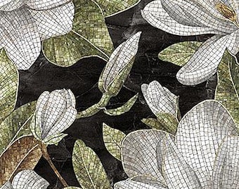 Magnolia Black Multi by Northcott
