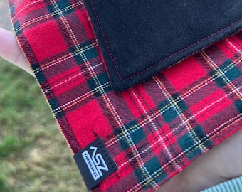 Hank Flannel Scottish Plated Navy/Red edc