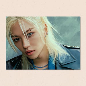 Felix von Stray Kids Art Print - Poster - Lee Felix - SKZ - Druck - K-Pop Art Print - Yongbok Art