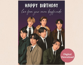 BTS、Army、BTS バースデー カード、デジタル バースデー カード