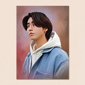 Impression d'art Han from Stray Kids - Poster - Han Jisung - SKZ - Impression - Impression d'art K-Pop - Art Han Ji Sung