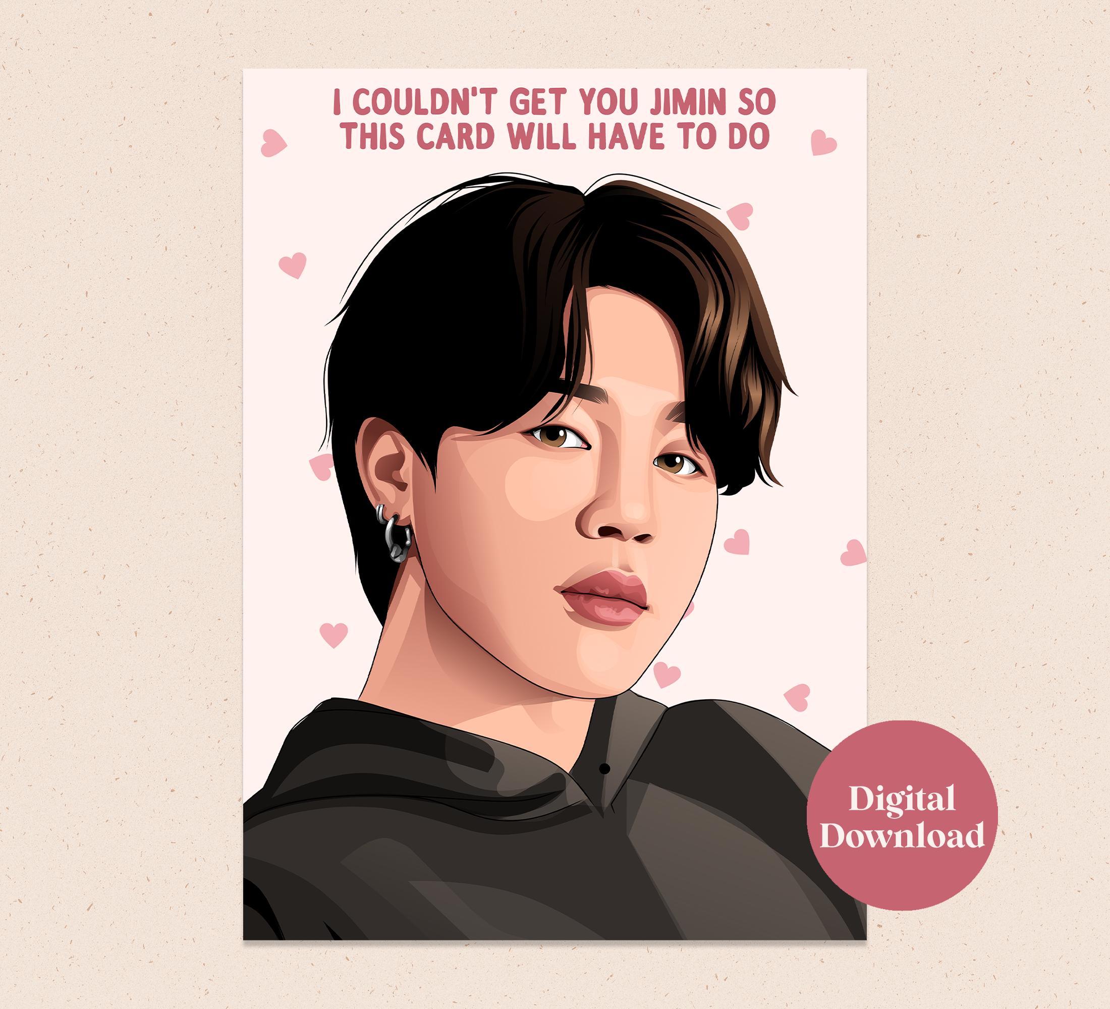 K-POP・アジア BTS JIMIN CLOUD CARD JIMIN BTS Signed Photocard K