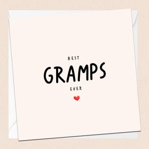 Meilleure carte de voeux grand-père - papa - grand-père - grand-père - carte d'anniversaire - fête des pères - toutes les occasions - juste pour dire - juste parce que - fête des pères