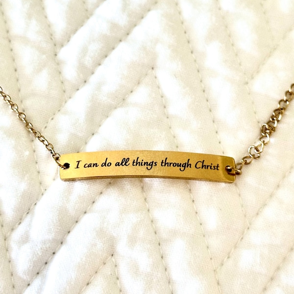 Bible Verse Bracelet - Etsy