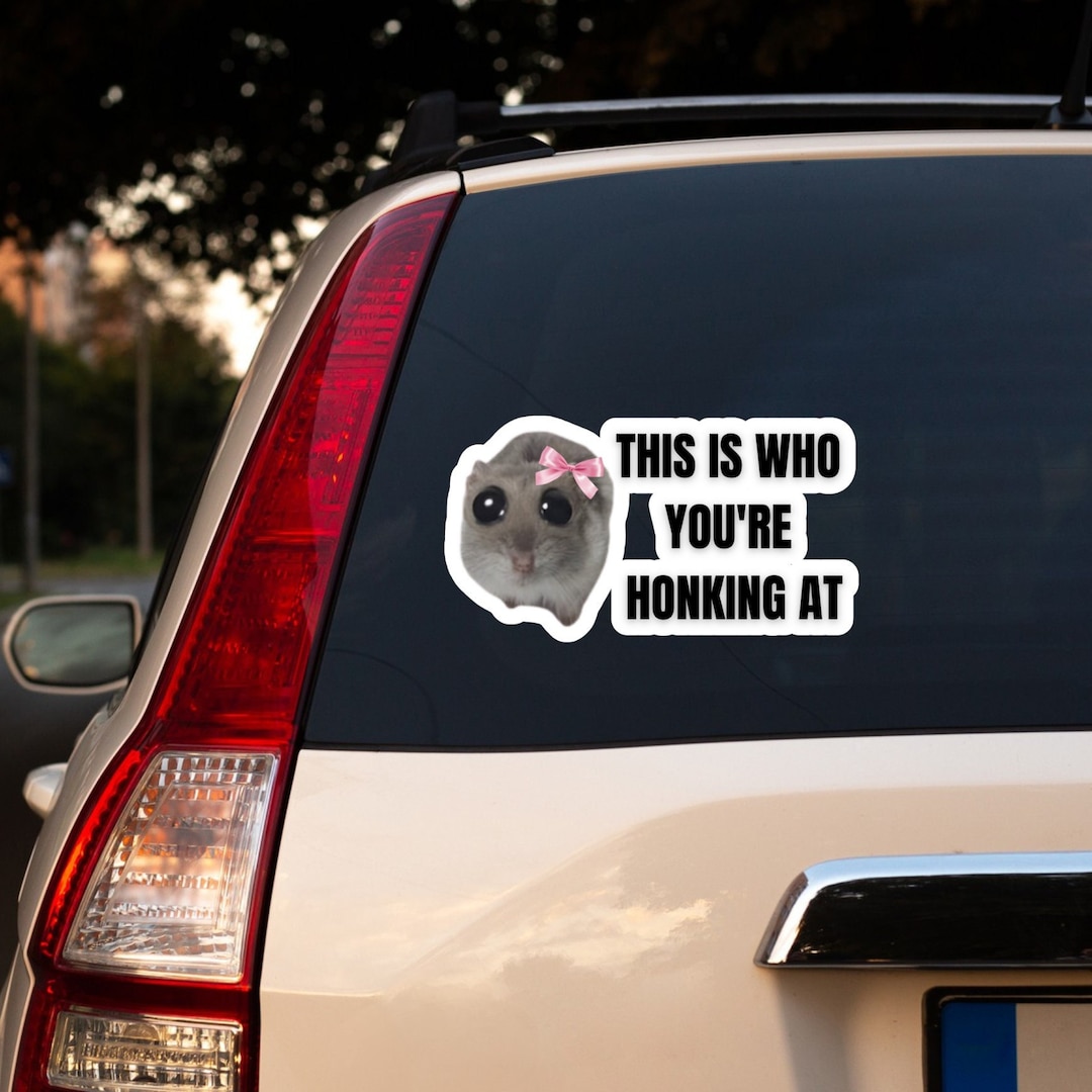 Funny Hamster Stickers Sad Hamster Meme Viral Sticker Trending Tiktok