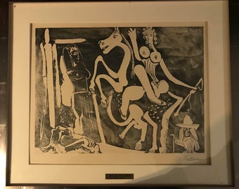 パブロ・ピカソ エッチング 限定版 サイン入り - Etsy 日本