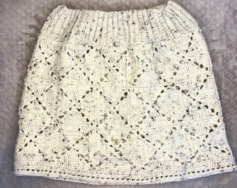 Patrón de minifalda Grandma Square