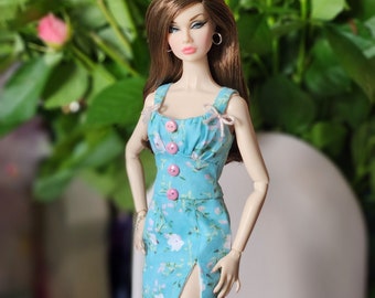 PDF Digital Pattern: Tulip Dress with pockets for Poppy Parker, Integrity Toys, with instructions