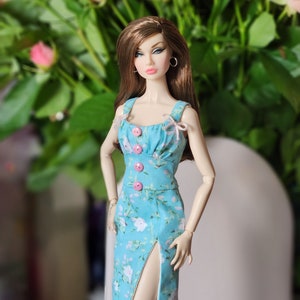 PDF Digital Pattern Tulip Dress with pockets for Poppy Parker, Integrity Toys, with instruction
