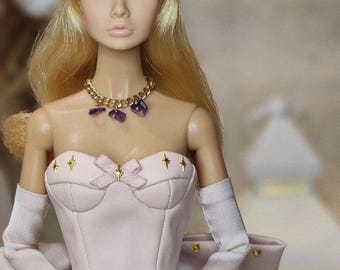 Doll Outfit: Faux Leather Corset for Poppy Parker, Integrity Toys