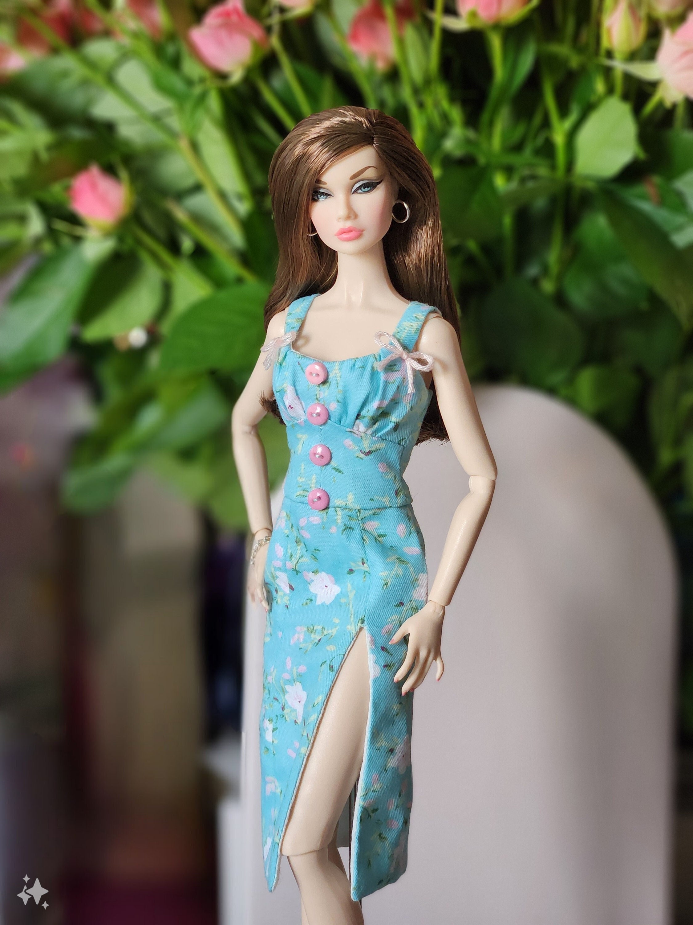 登場! Pattern Digital PDF Tulip Poppy for Pockets With Dress その他