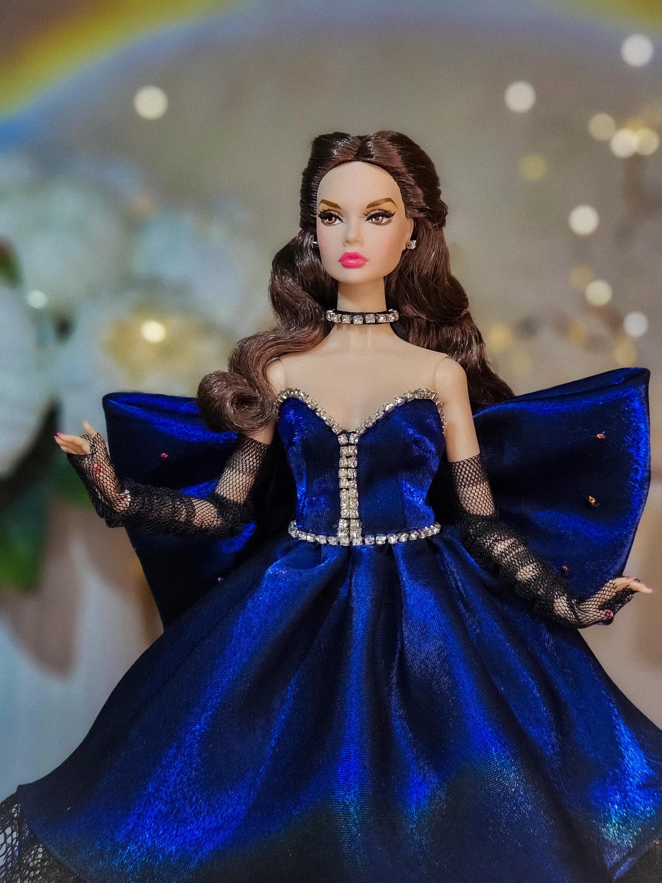 alc blue pleated dress Year 2006 Barbie Fashion Fever Series 12 Inch Doll main image 0