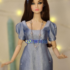 PDF Digital Pattern: Regency Dress for Poppy Parker, Barbie, Integrity Toys, with instructions