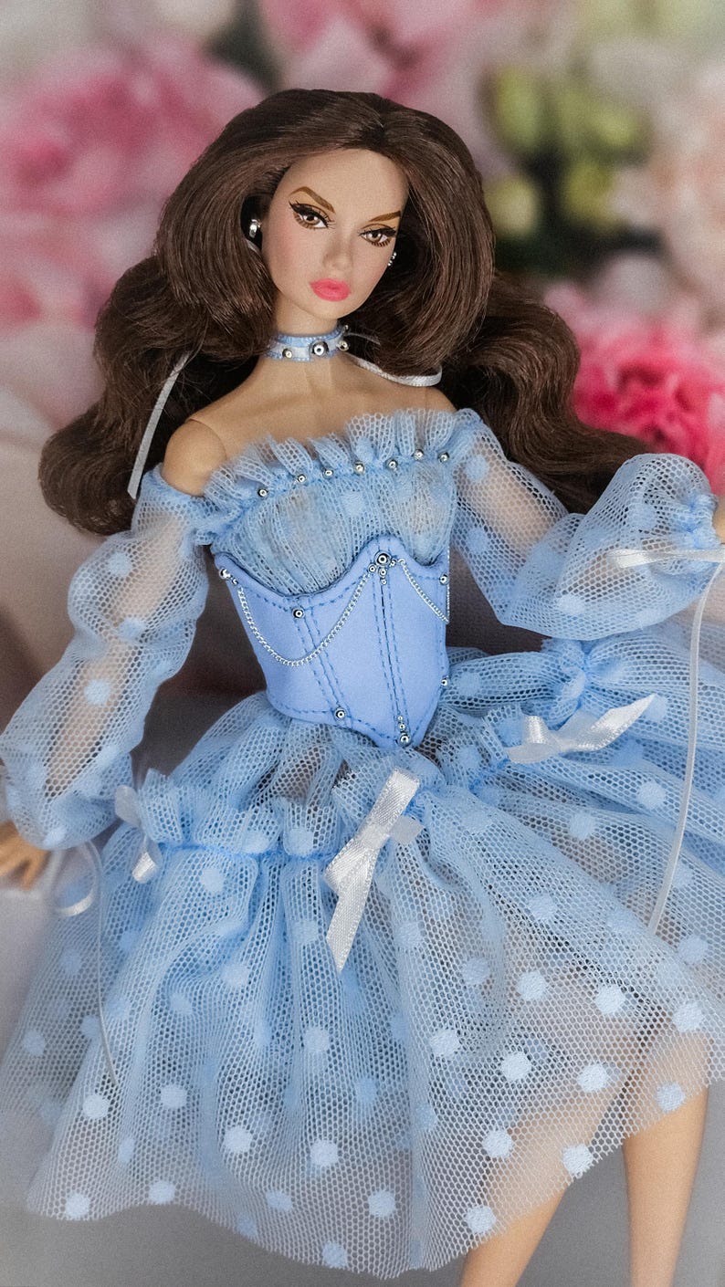 Doll Outfit: Corset Belt for Integrity Toys, Poppy Parker, Barbie, BJD, 12-inch Doll image 11