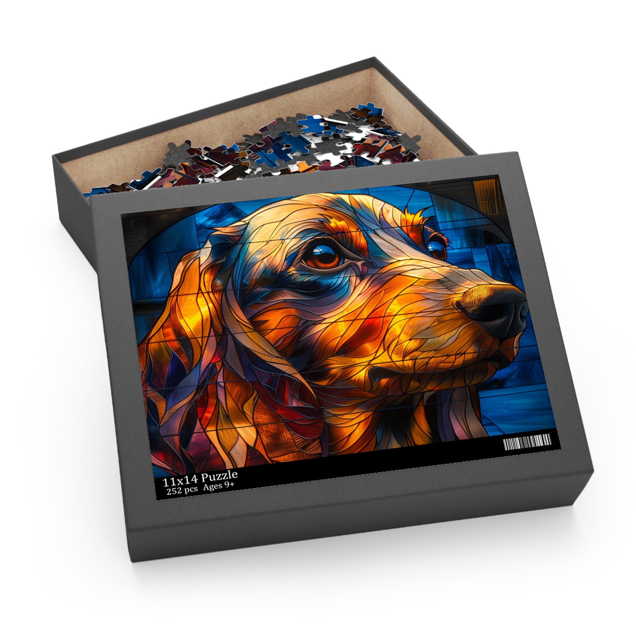 Stained Glass Dachshund Jigsaw Puzzle | Animal Puzzle | Puzzles for ...