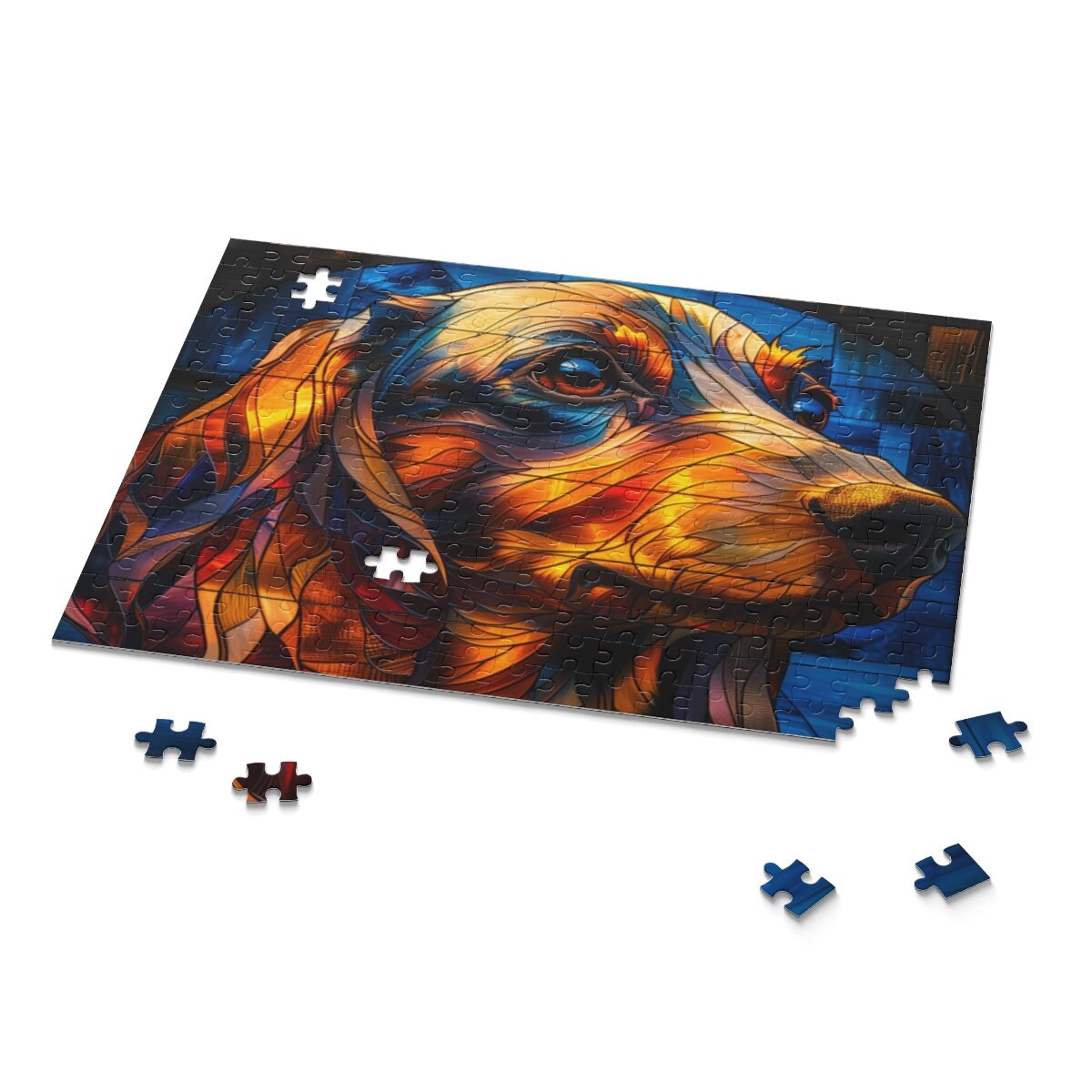 Stained Glass Dachshund Jigsaw Puzzle | Animal Puzzle | Puzzles for ...