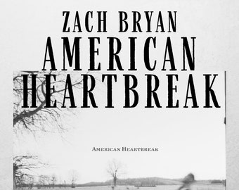 American Heartbreak Album Cover Wall Art