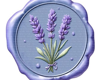 12 sellos de cera de acuarela vintage con flores PNG Clipart • Gráficos de álbumes de recortes para POD, sublimación, tarjetas • Paquete jpeg • PetalandTwigCrafts