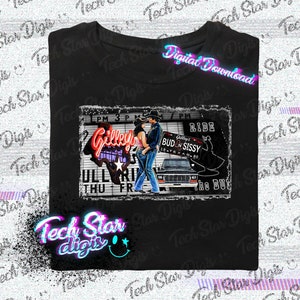 Bud & Sissy Urban Cowboy Gilley's Digital Download PNG