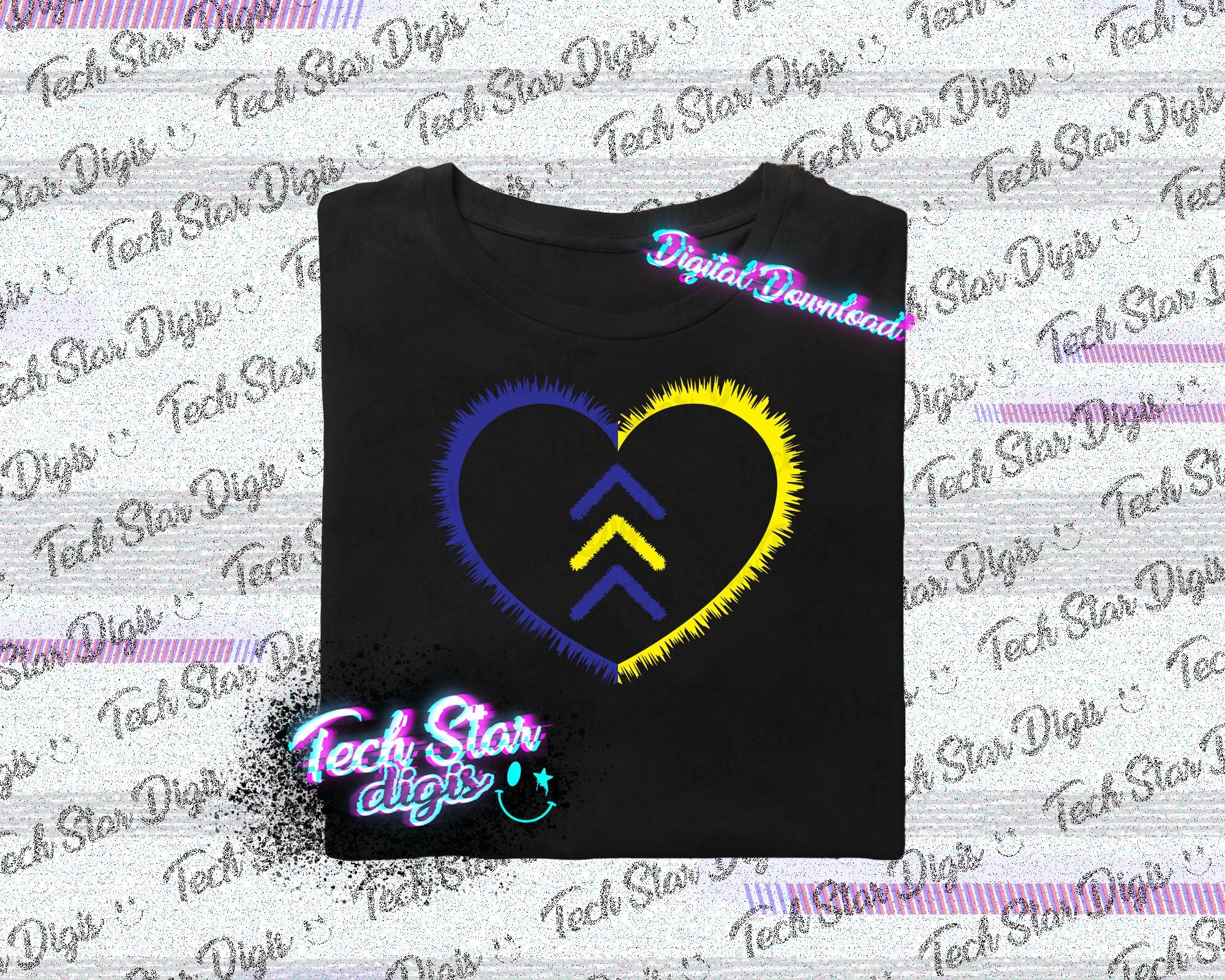 Down Syndrome Awareness Arrows Trisomy 21 Digital Download PNG