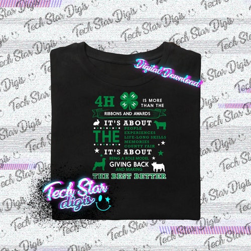 4H It's All About Life 4H Club Digital Download PNG & SVG