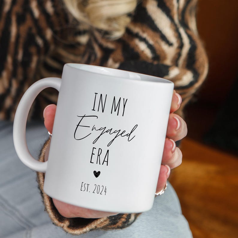 In My Engaged Era Personalized Mug, Future Mrs Mug, Bridal Shower Gift