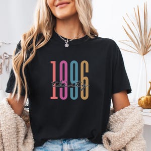 Comfort Colors 1996 Shirt, 30th Birthday Shirt, Best Friend 30th Birthday Gift, Turning 30, 30th Birthday Gift For Women Milestone Birthday zdjęcie 9