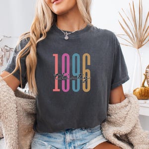 Comfort Colors 1996 Shirt, 30th Birthday Shirt, Best Friend 30th Birthday Gift, Turning 30, 30th Birthday Gift For Women Milestone Birthday zdjęcie 5