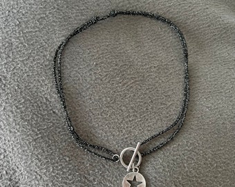 Collier fermoir T étoile