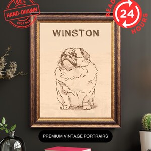 Tierportrait vom Foto, Erinnerungsgeschenk für einen Hund, minimalistische Wandkunst, Originalkunstwerk, Haustierportrait vom Foto