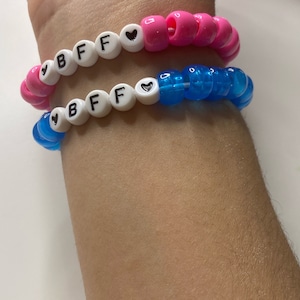 Two Custom Kandi Bff Bracelets