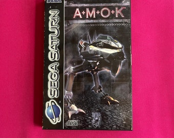 Vintage Sega Saturn AMOK game