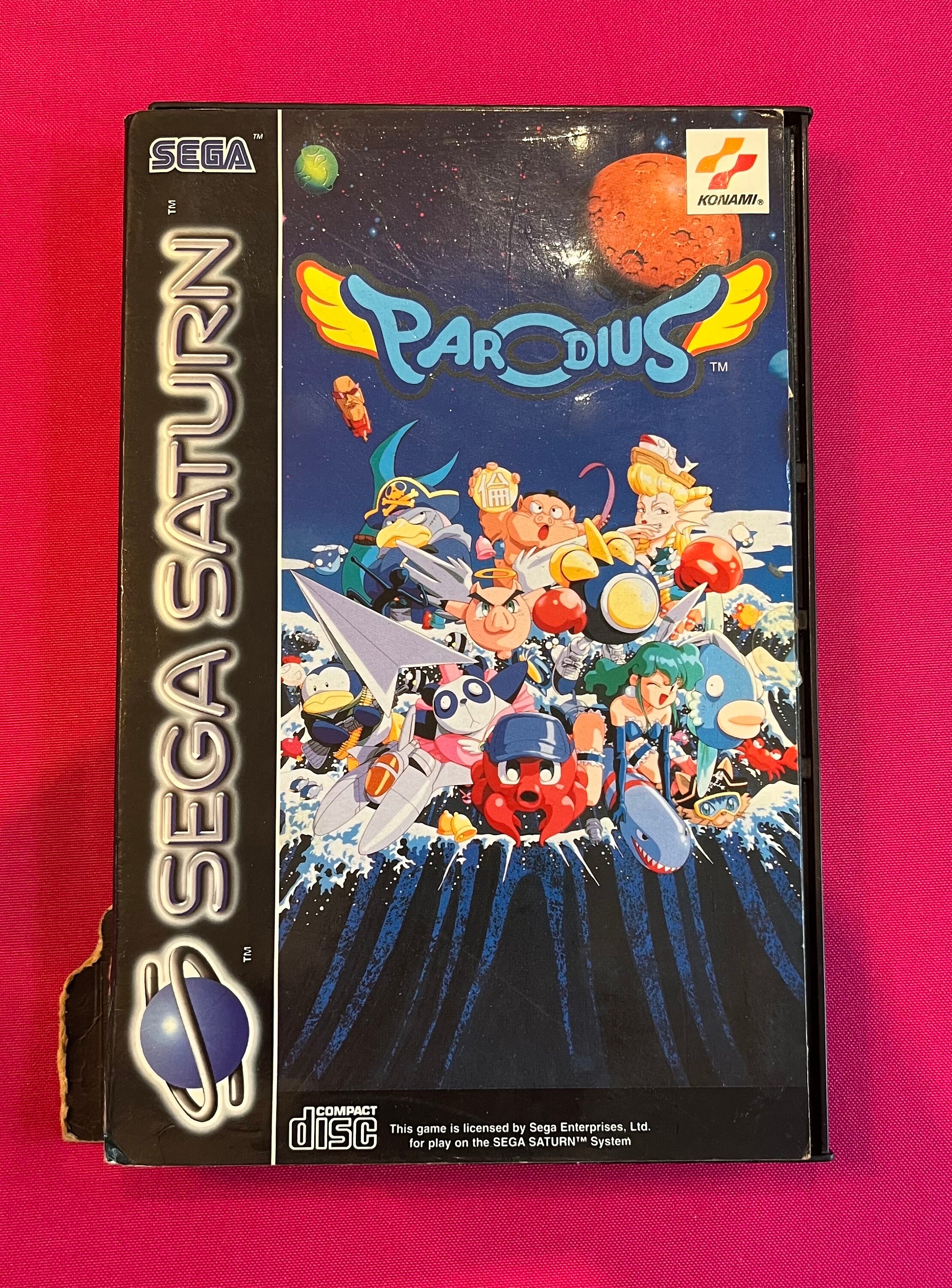 Sega Saturn Parodius Videogame