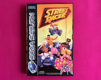 Jeu Street Racer Sega Saturn Complet PAL - État Correct, Jeu De Course Rétro