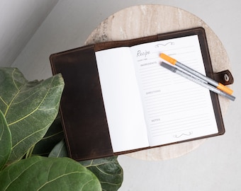 Leather notebook cover custom, A5 notebook cover, A4 notebook cover, B5 notebook cover leather, A6 notebook cover holder, B6 notebook cover