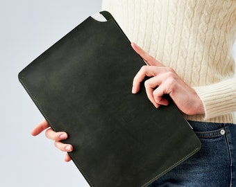 Paper document case, A4 document holder, A4 paper folder, Handmade leather portfolio, Leather paper holder, A4 leather folder