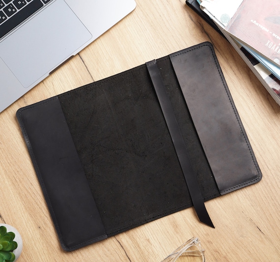 Black book cover, Leather book cover custom, Book cover 5x7, A5 book cover leather, A4 book cover, A6 book cover, Handmade book covers