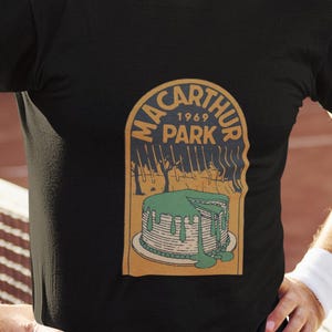 MacArthur Park 1969 T-shirt vintage muziek T-shirt, retro klassiek rock cadeau Jimmy Webb Donna zomer-T-shirt