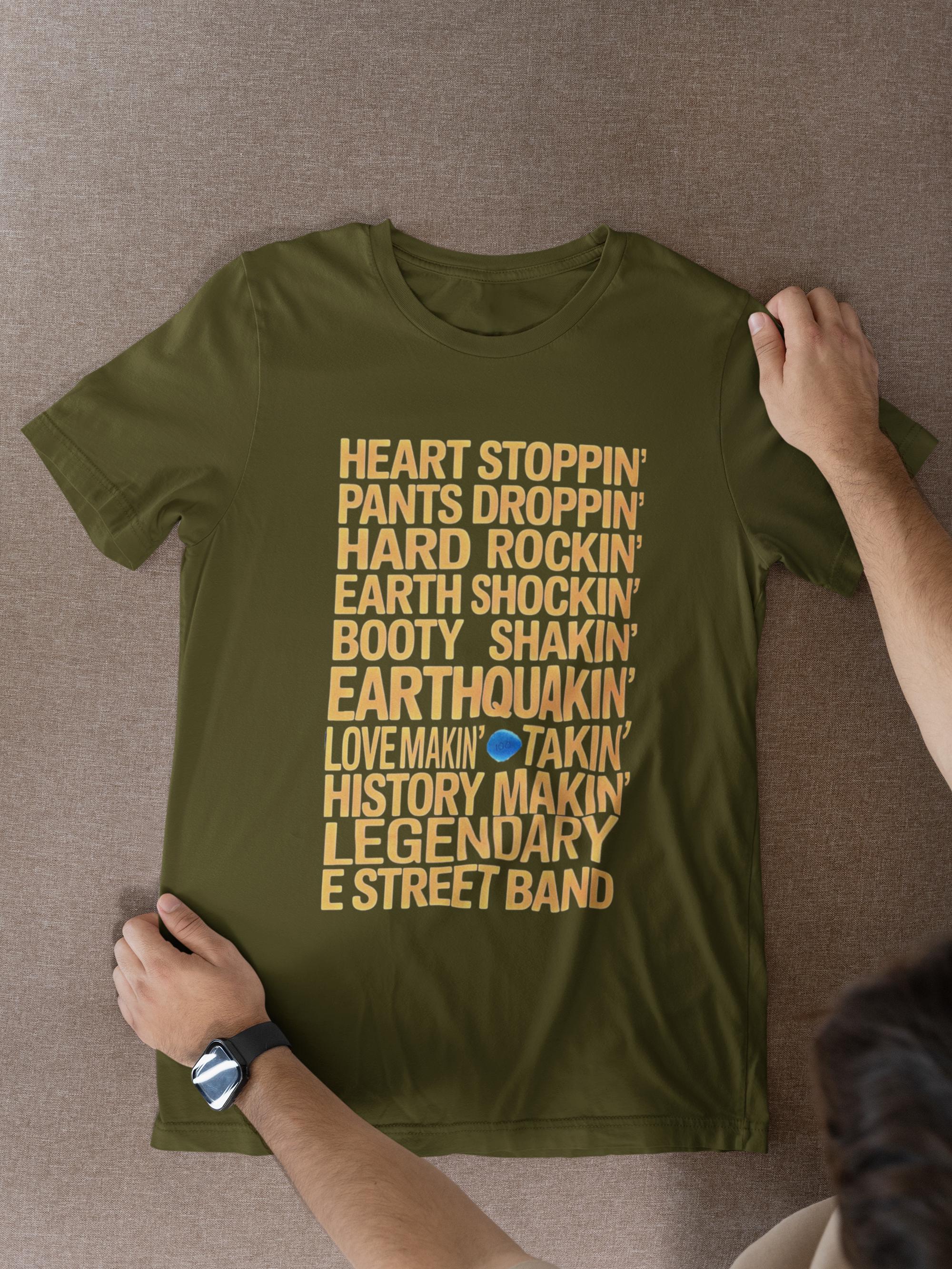 Bruce Springsteen E Street Band Tour T-shirt, Retro Rock Concert